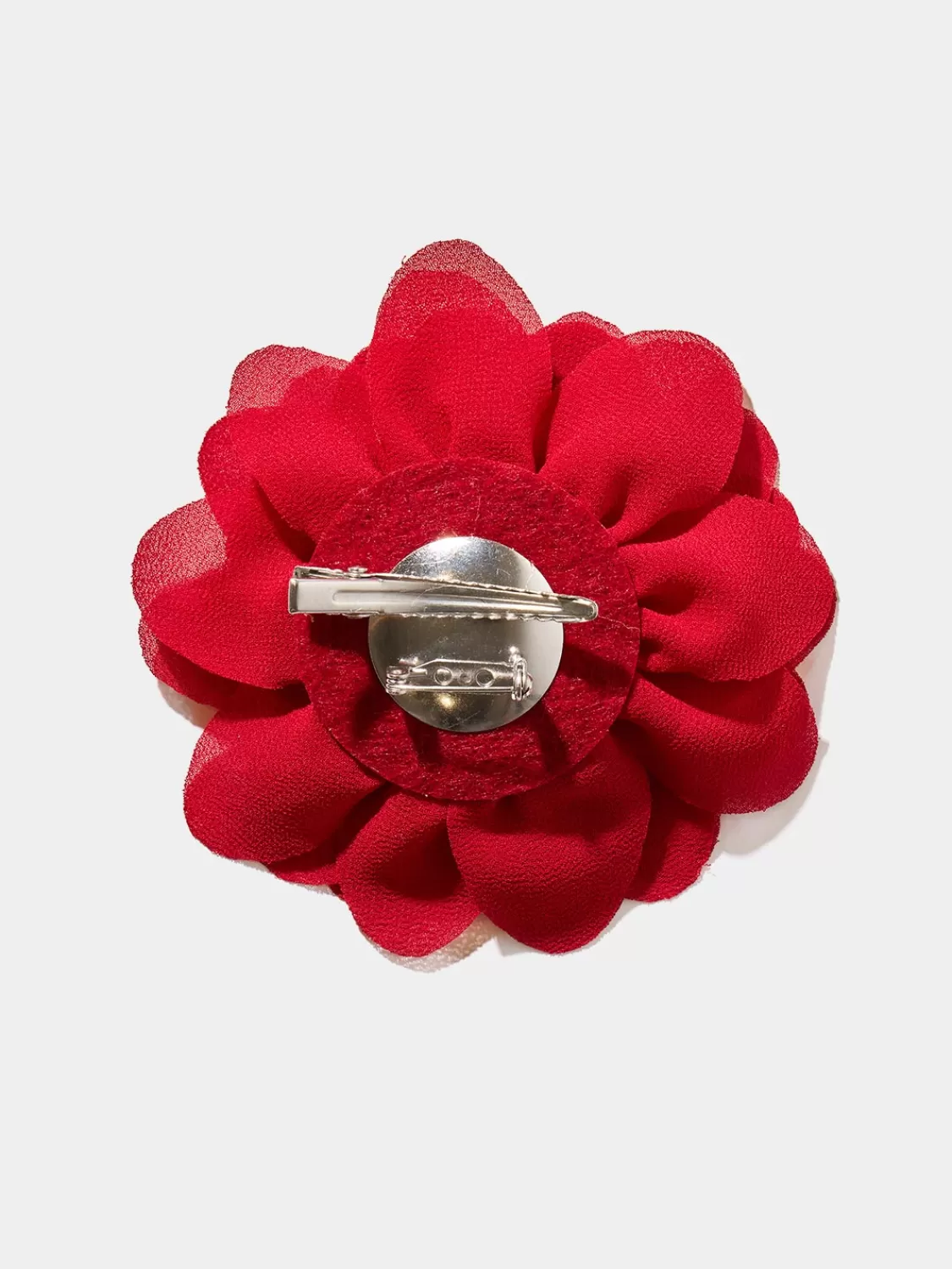 Suzy Shier Hair Accessories*2-In-1 Rose Hair Clip & Broach