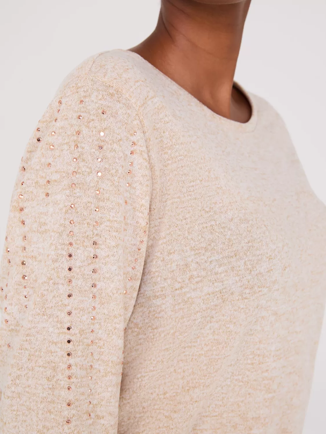 Suzy Shier Long Sleeve*3/4 Sleeve Drawstring Hem Top
