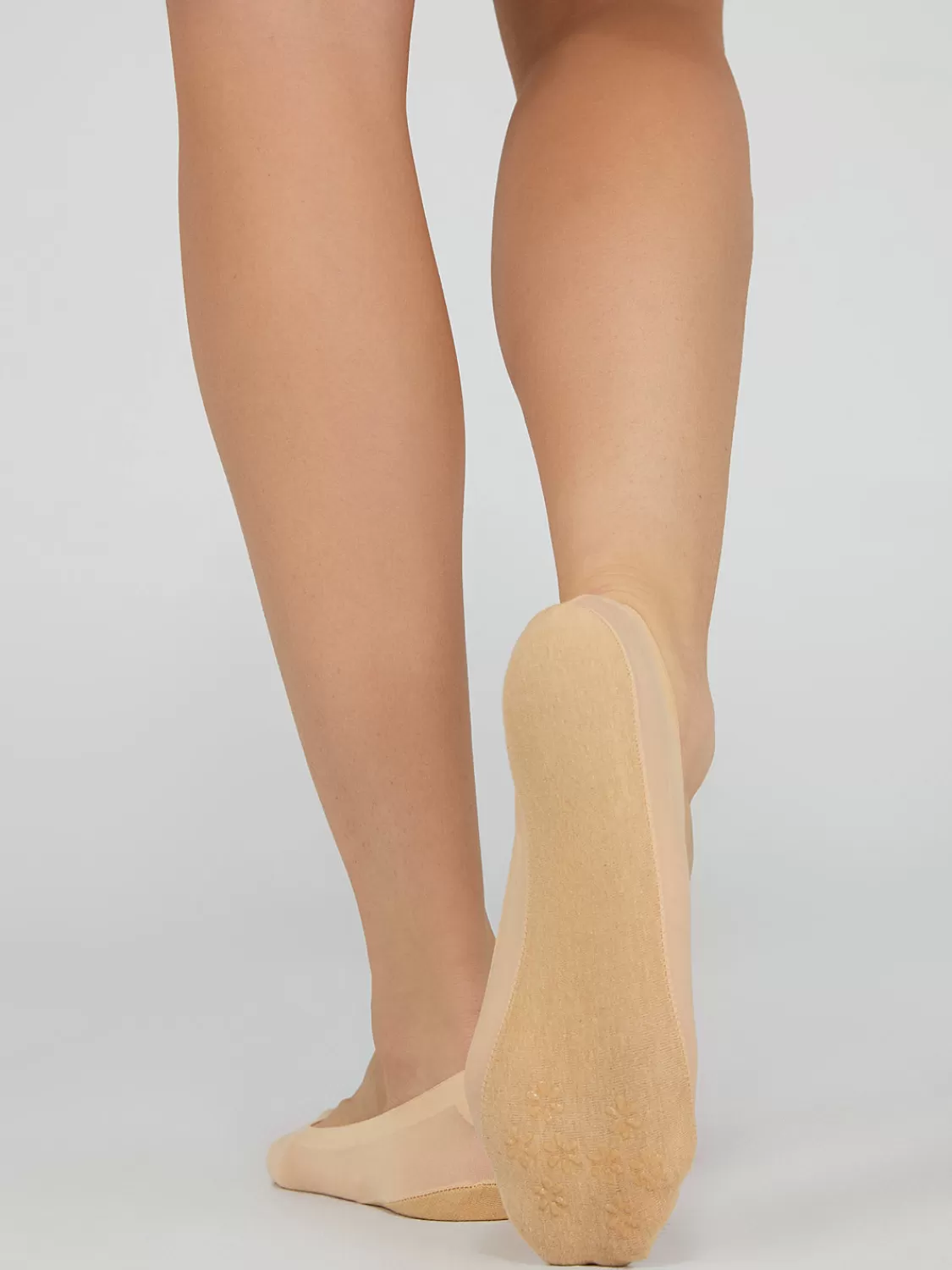 Suzy Shier Socks & Tights*3-Pack Of Invisible Mesh Liner Socks