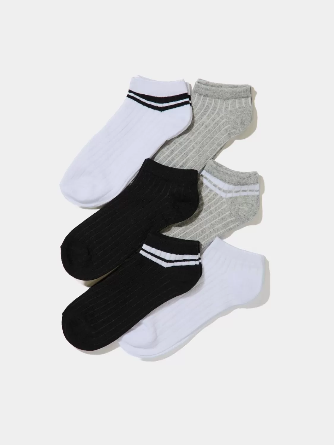 Suzy Shier Socks & Tights*6-Pack Of Ankle Socks
