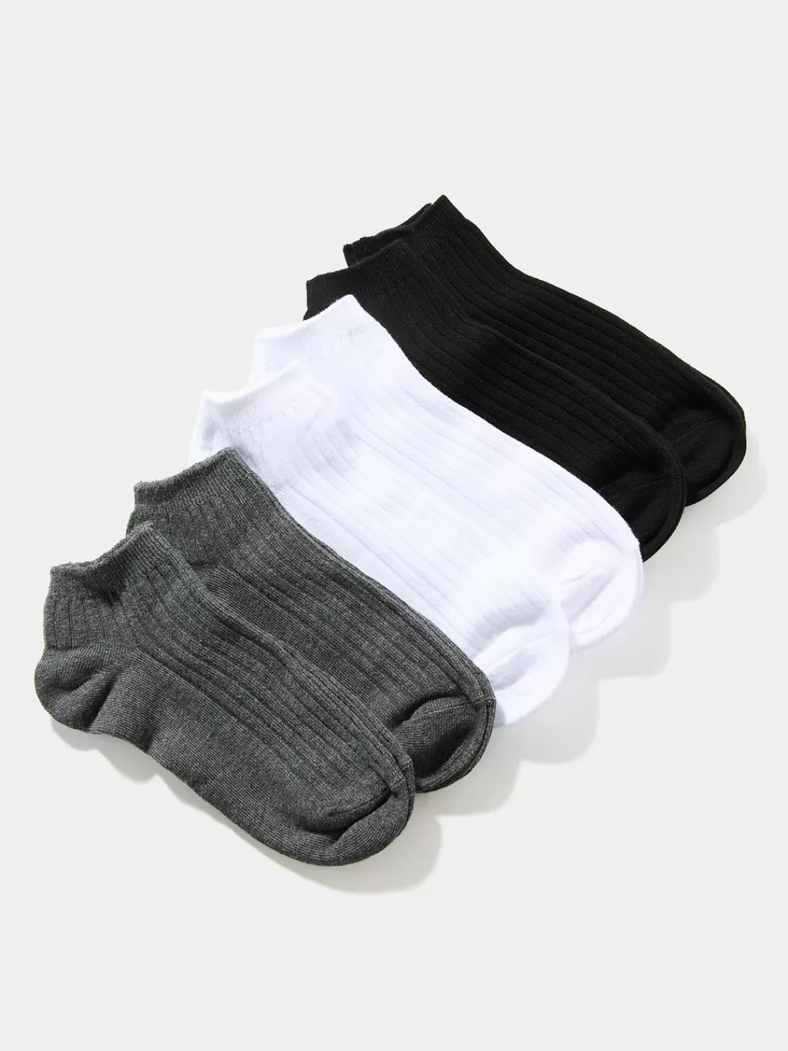 Suzy Shier Socks & Tights*6-Pack Of coloured Ribbed Socks