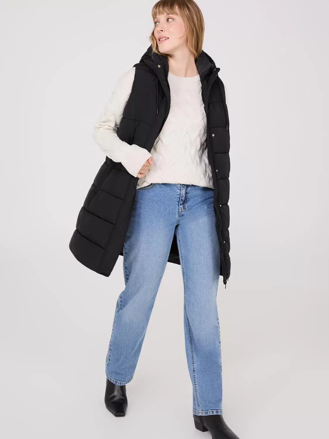 Suzy Shier Long Sleeve | Sweaters & Cardigans*Basketweave Crew Neck Sweater