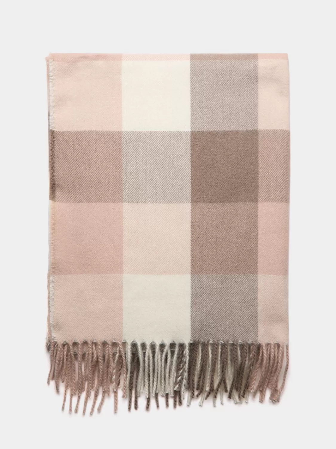 Suzy Shier Hats & Scarves & Gloves*Brushed Plaid Scarf