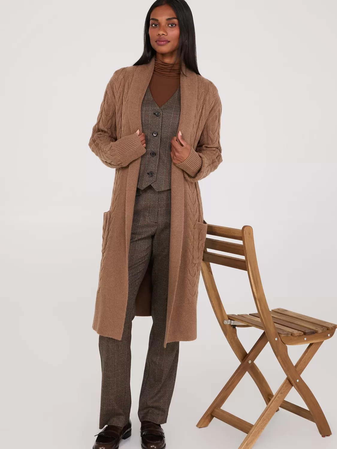 Suzy Shier Long Sleeve | Sweaters & Cardigans*Cable Knit Duster