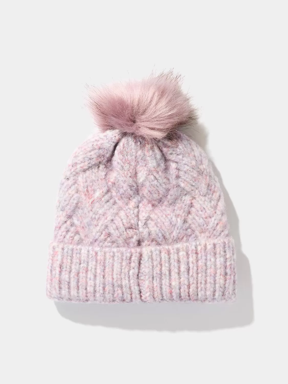 Suzy Shier Hats & Scarves & Gloves*Cable Knit Hat With Pom Pom