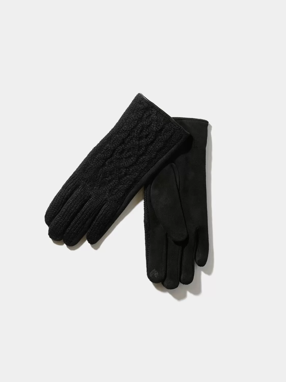 Suzy Shier Hats & Scarves & Gloves*Cable Knit ITouch Gloves