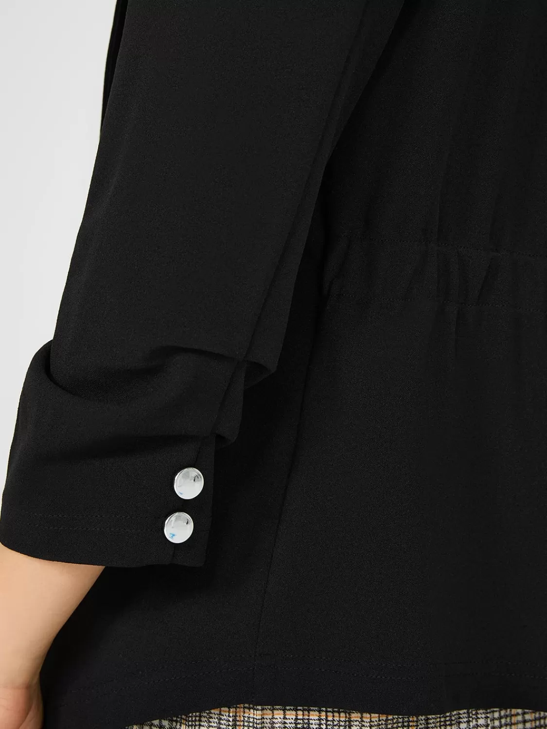 Suzy Shier Blazers & Vests*Cascading Open Kimono