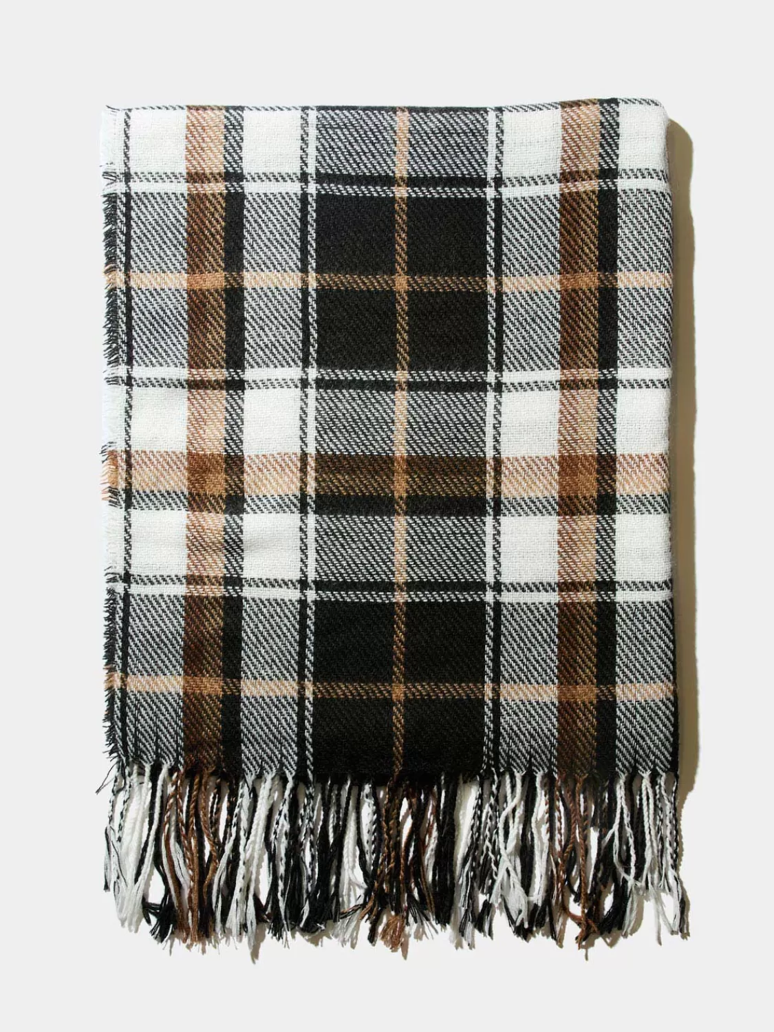 Suzy Shier Hats & Scarves & Gloves*Checked Scarf
