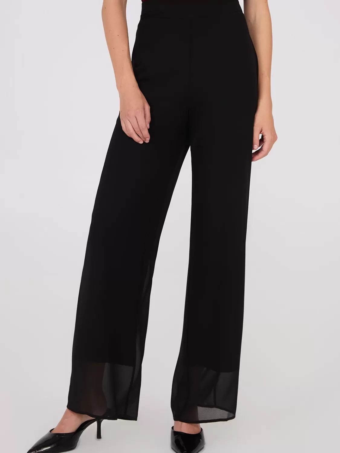 Suzy Shier Bottoms | Pants*Chiffon Pants
