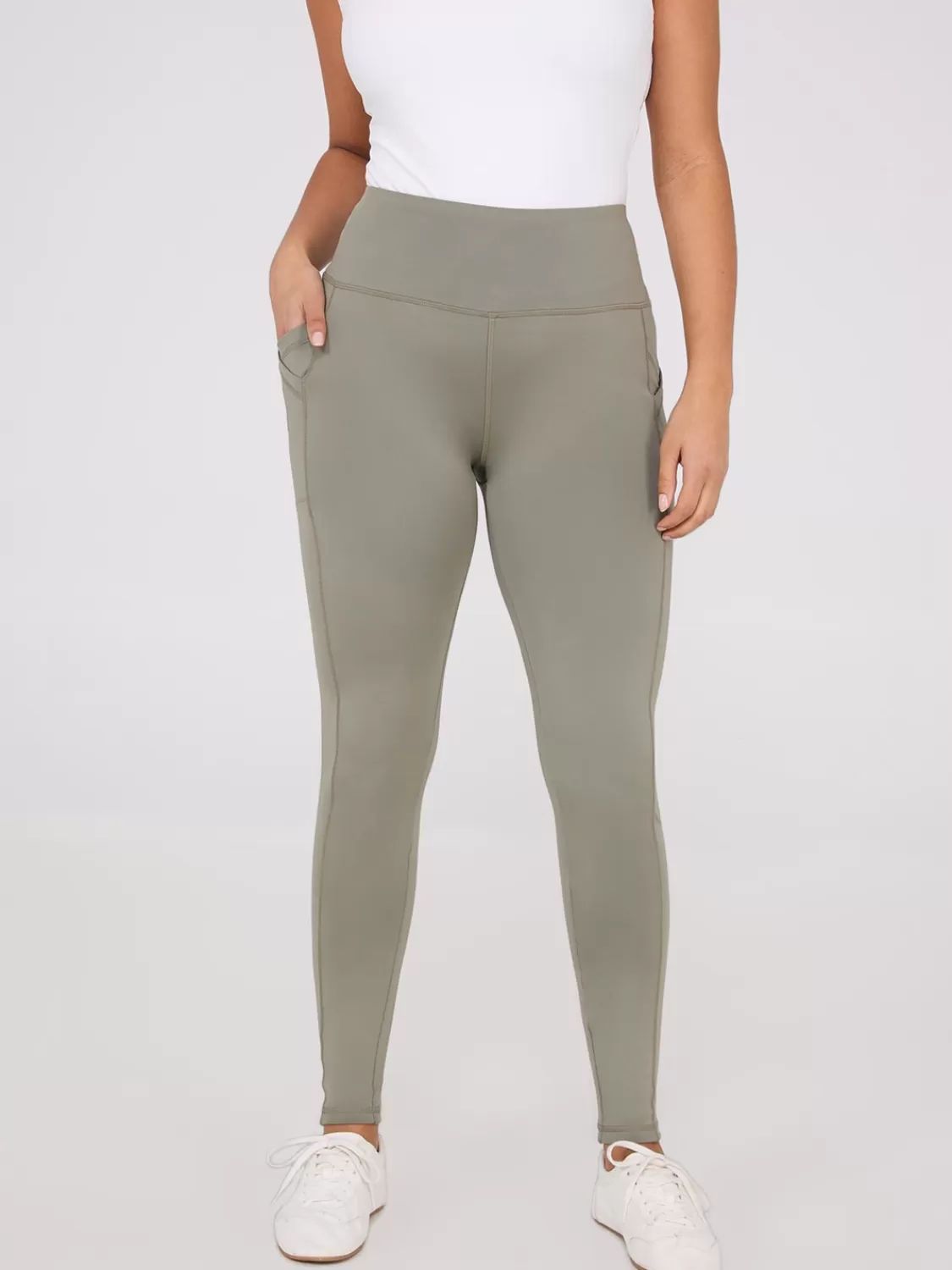 Suzy Shier Leggings & Sweatpants*Criss-Cross Pocket Leggings