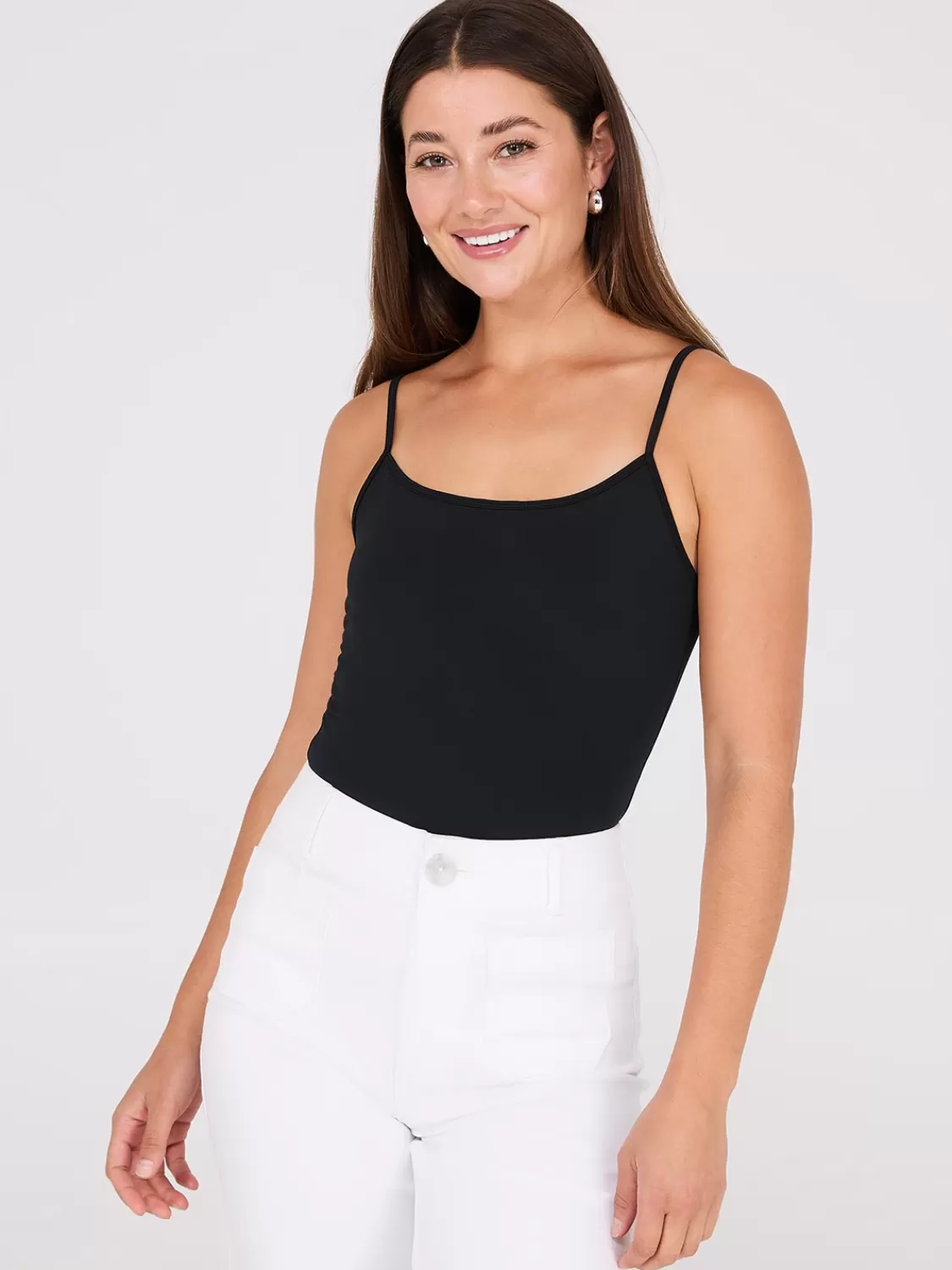 Suzy Shier Suzy Everyday | Sleeveless*Double Layer Spaghetti Strap Cami