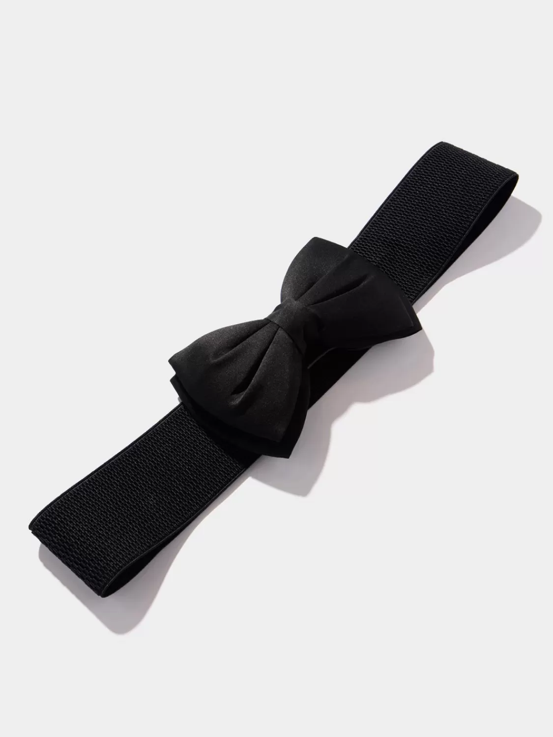 Suzy Shier Belts, Handbags & Shoes*Elastic Stretch Belt With Bow Detail