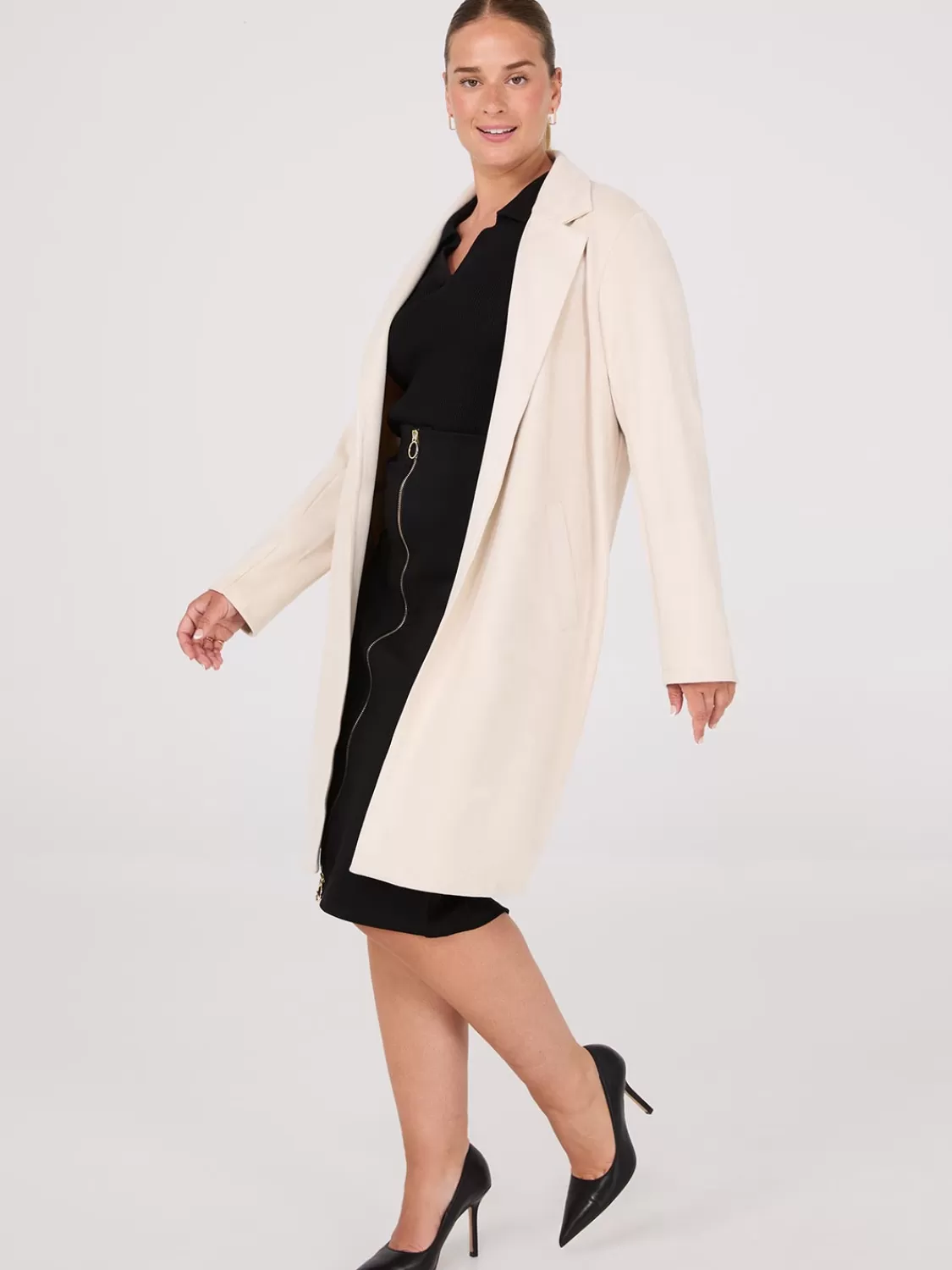 Suzy Shier Bottoms | Skirts*Exposed Zipper Front Pencil Skirt