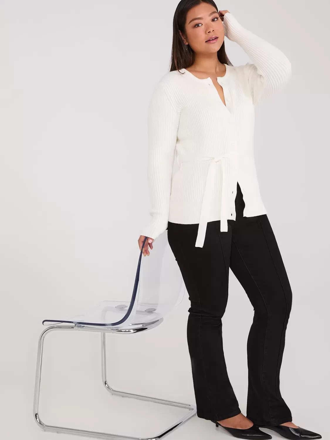 Suzy Shier Jeans | Pants*Front Pintuck Bootcut Jeans