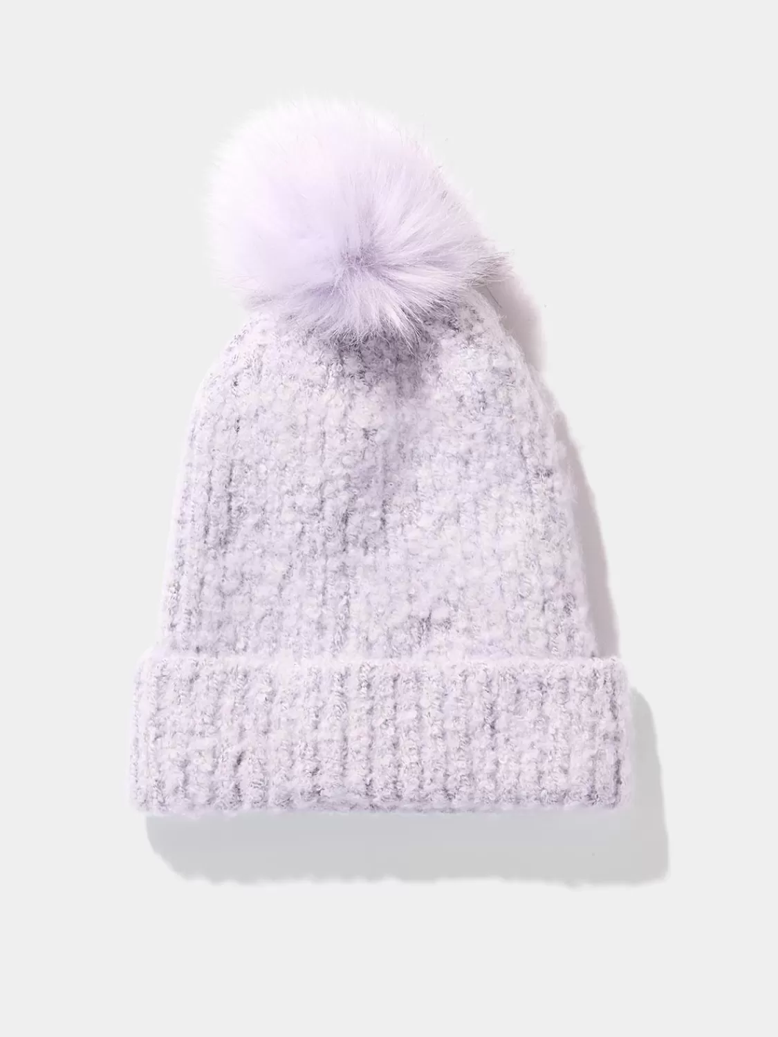 Suzy Shier Hats & Scarves & Gloves*Fuzzy Hat With Pom Pom