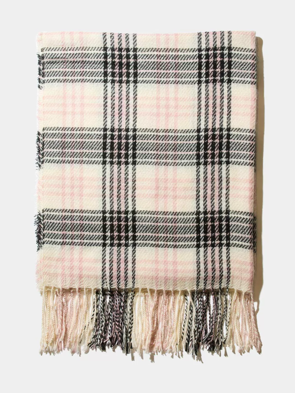 Suzy Shier Hats & Scarves & Gloves*Grid Printed Scarf