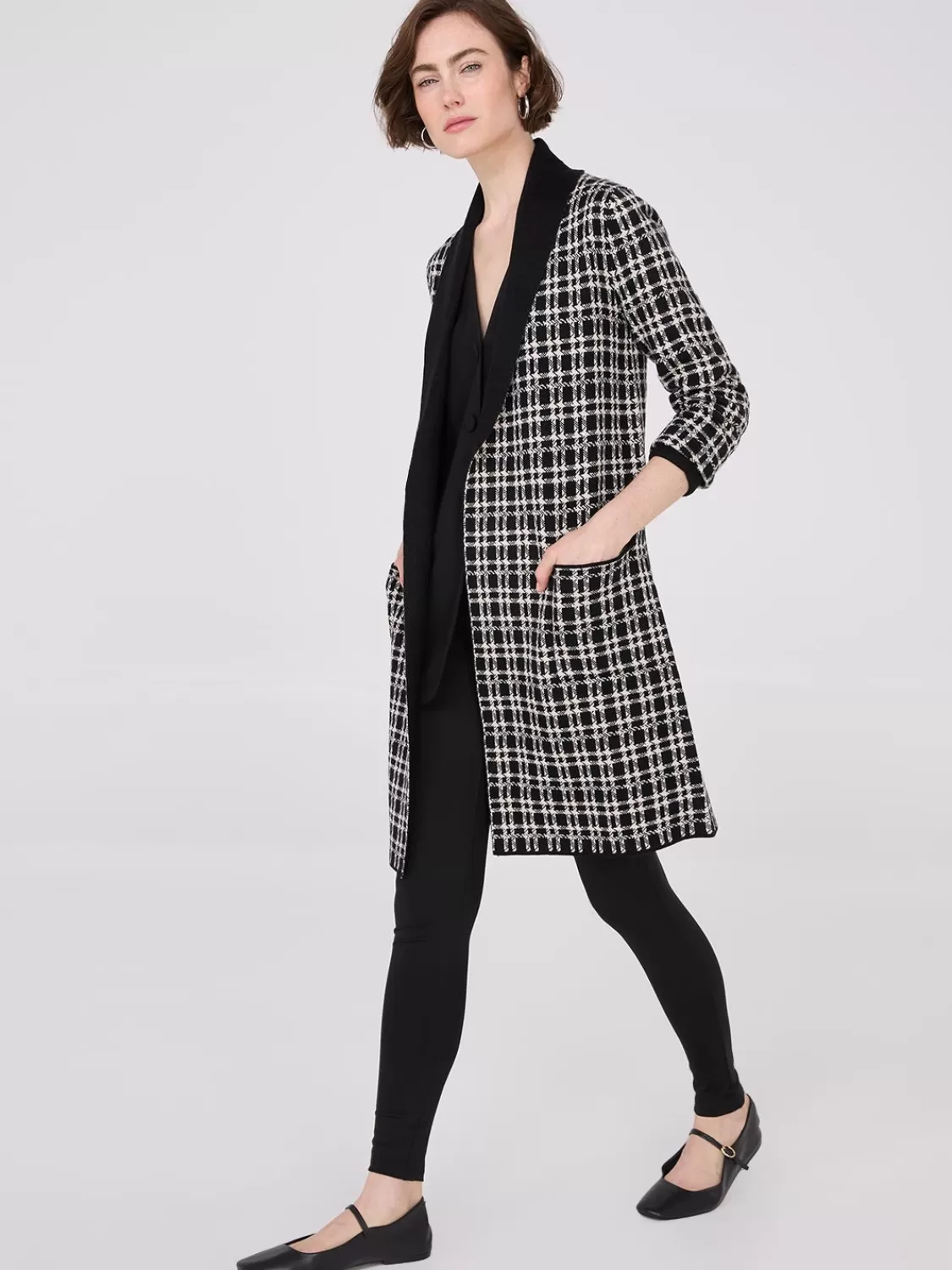 Suzy Shier Long Sleeve | Sweaters & Cardigans*Jacquard Coatigan