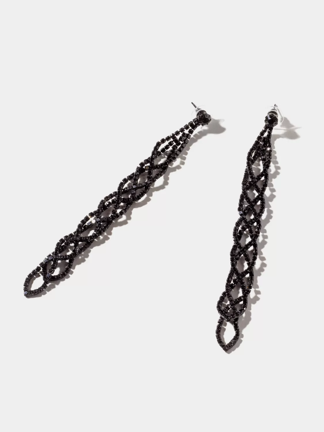 Suzy Shier Jewelry By Le Château*Jewelled Braided Earring