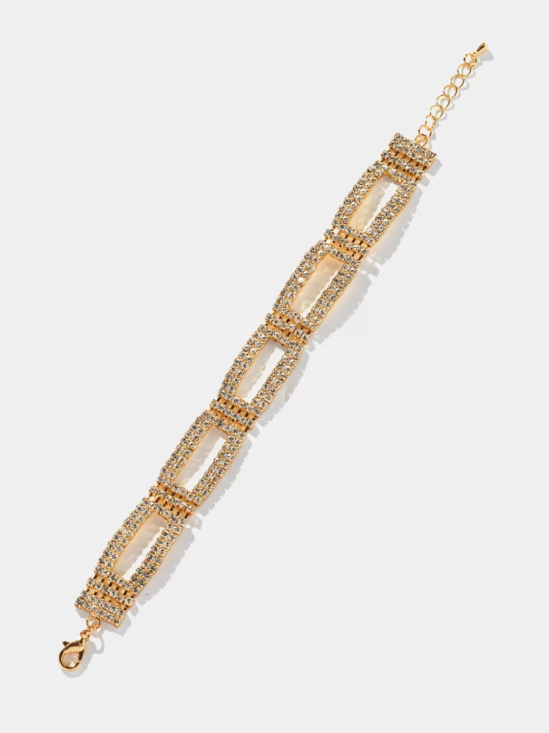 Suzy Shier Jewelry By Le Château*Jewelled Geometric Bracelet