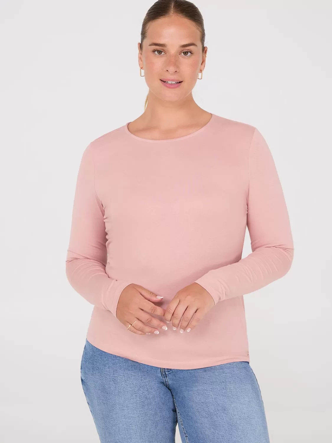 Suzy Shier Suzy Everyday | Long Sleeve*Long Sleeve Round Neck Top