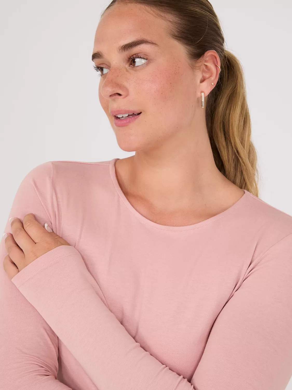 Suzy Shier Suzy Everyday | Long Sleeve*Long Sleeve Round Neck Top