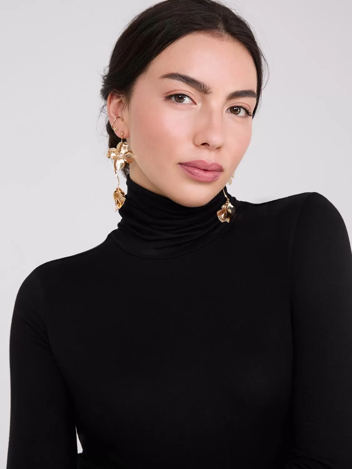 Suzy Shier Suzy Everyday | Long Sleeve*Long Sleeve Turtleneck Top