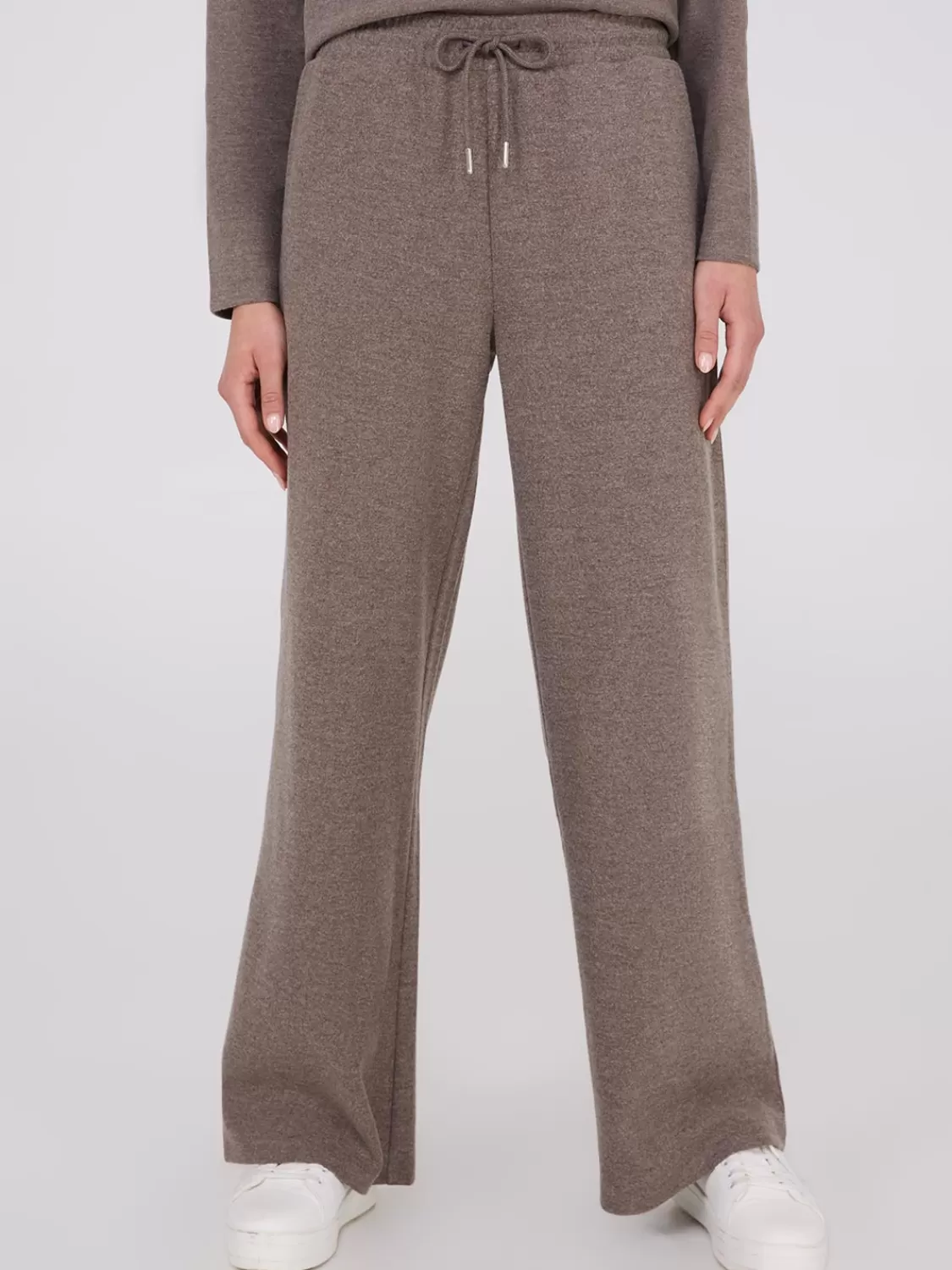 Suzy Shier Lounge & Pjs | Leggings & Sweatpants*Melange Brushed Ribbed Pants