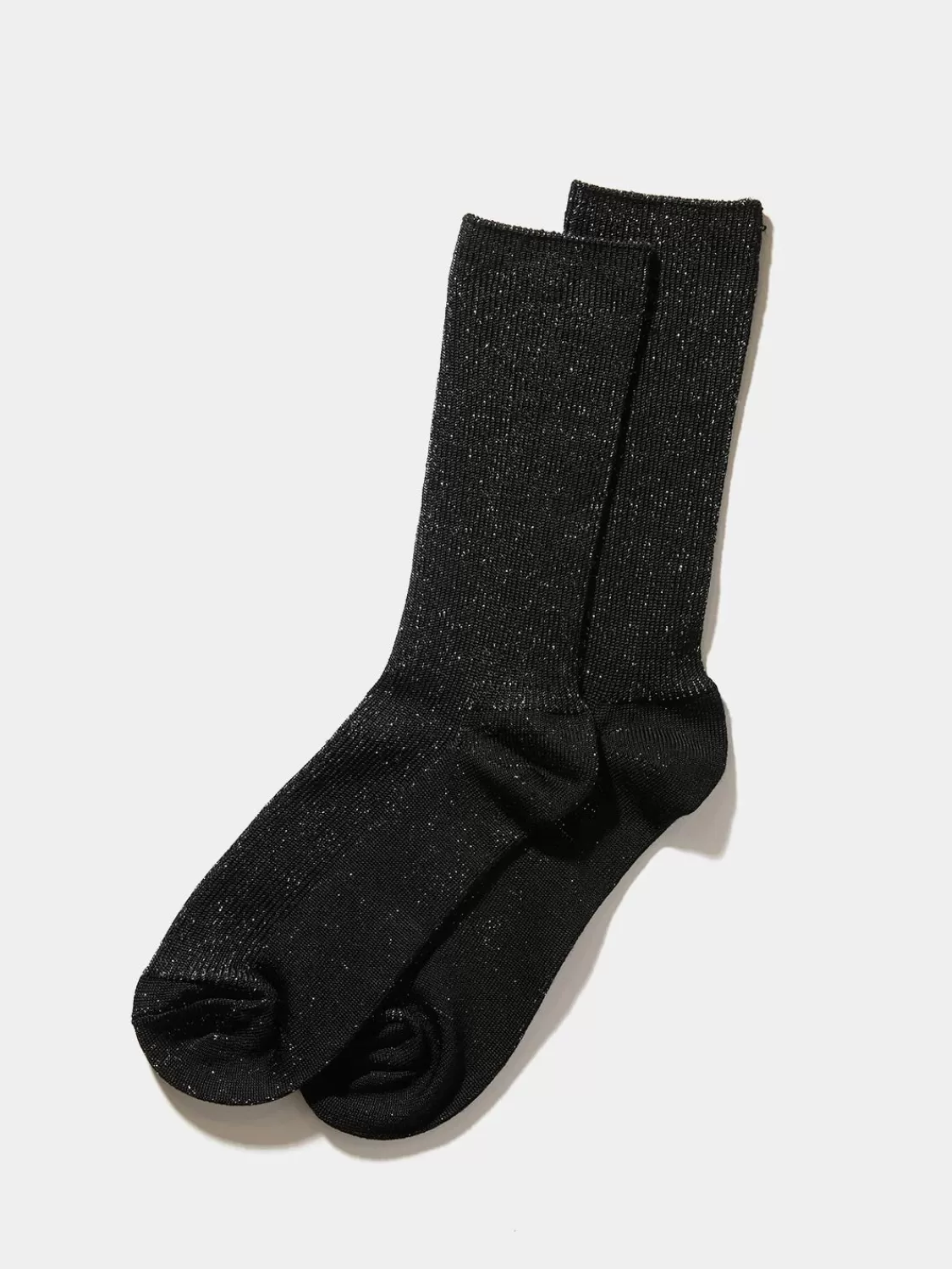Suzy Shier Socks & Tights*Metallic Crew Socks