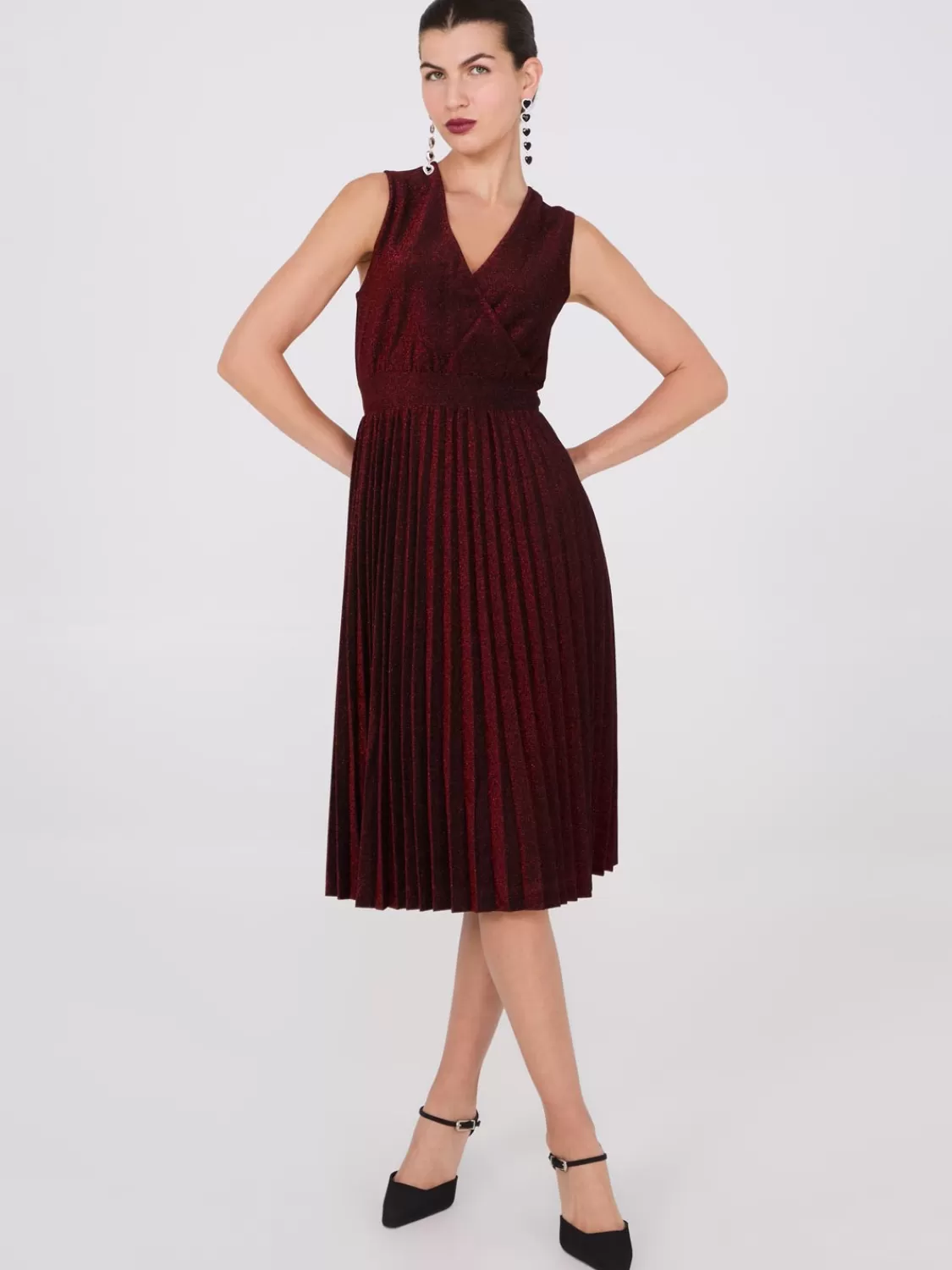 Suzy Shier Midi & Maxi | Party Dresses*Midi Shimmer Fit & Flare Dress