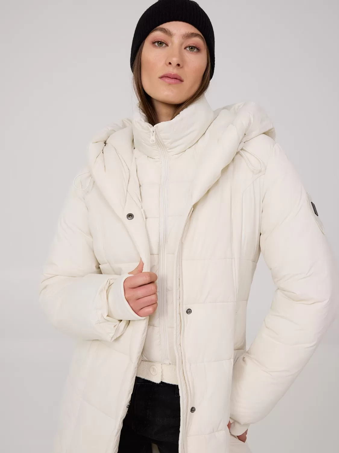 Suzy Shier Puffers & Jackets | Puffers & Jackets*Mid-Length Fooler Puffer Jacket
