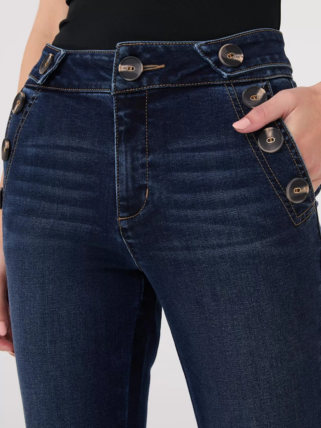 Suzy Shier Jeans | Pants*Mid-Rise Bootcut Sailor Jeans