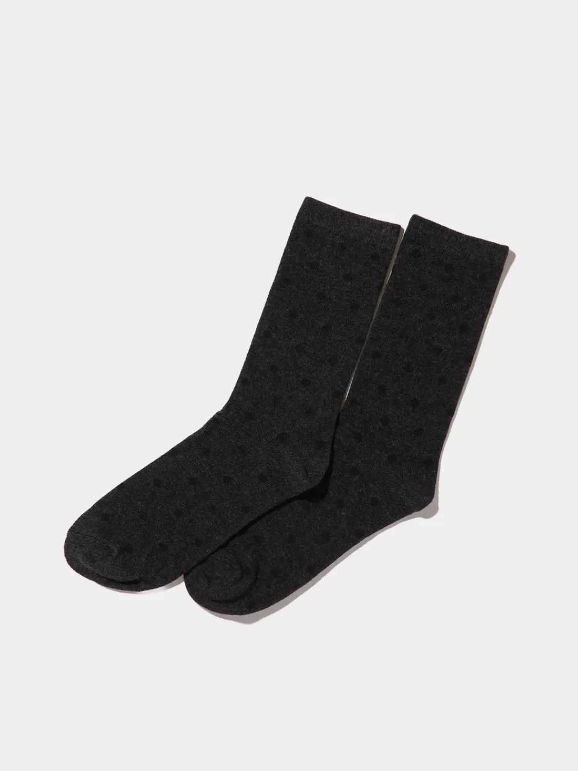 Suzy Shier Socks & Tights*Monotone Dot Print Socks