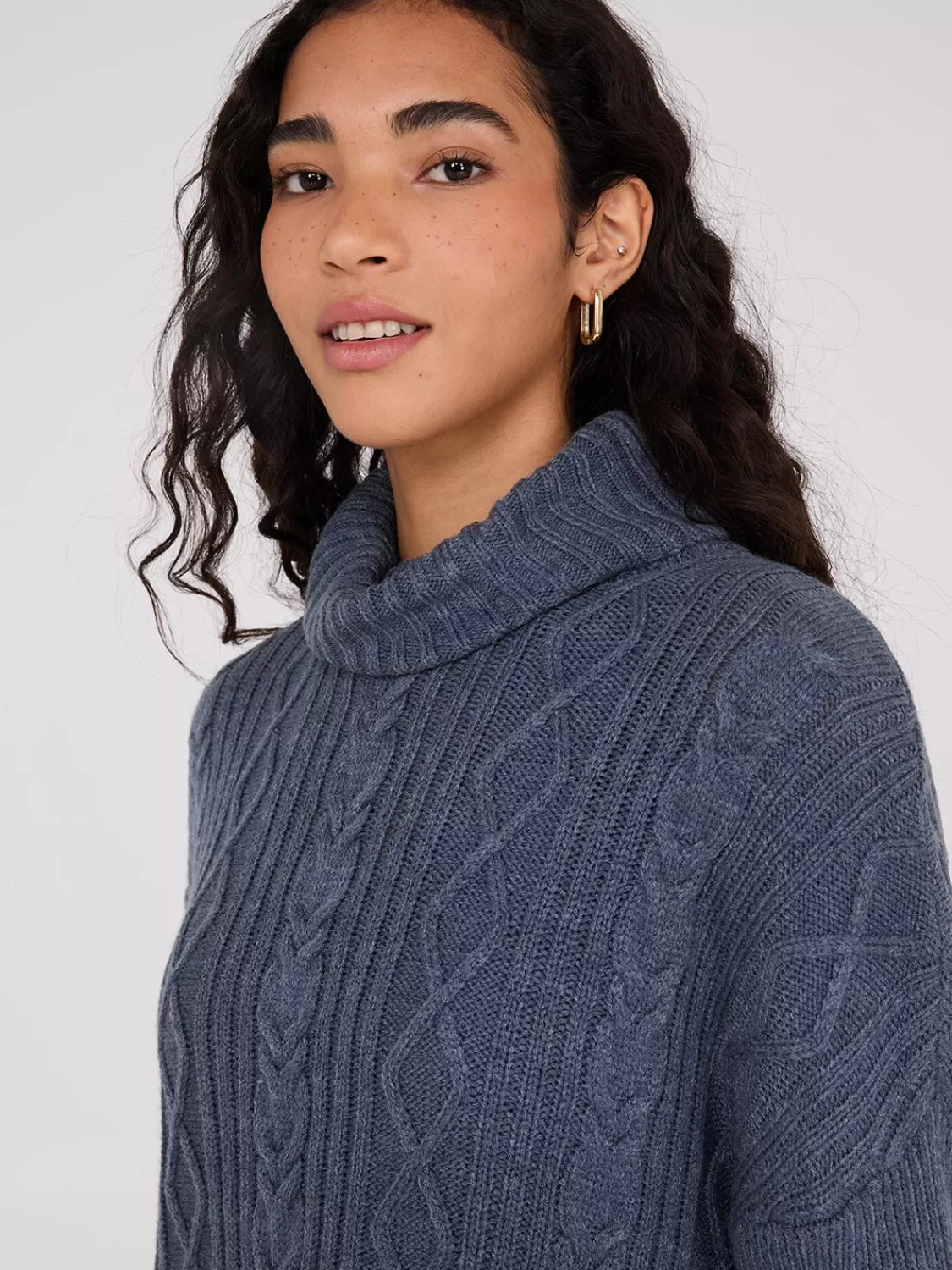 Suzy Shier Long Sleeve | Sweaters & Cardigans*Multi-Cable Turtleneck Sweater