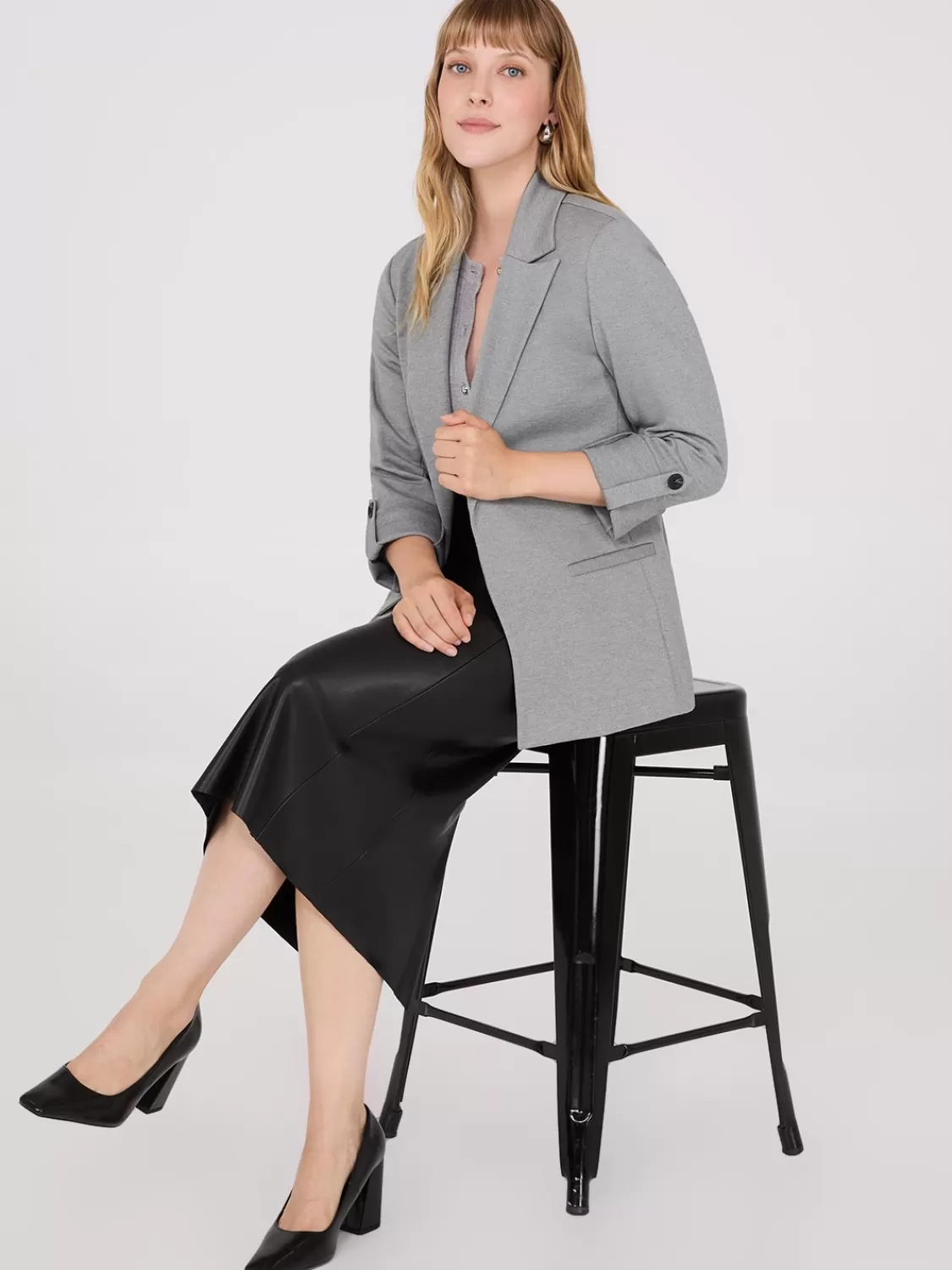Suzy Shier Blazers & Vests*Open-Front Blazer