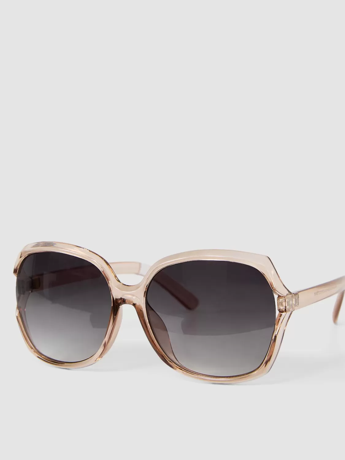 Suzy Shier Sunglasses*Oversized Clear Frame Sunglasses