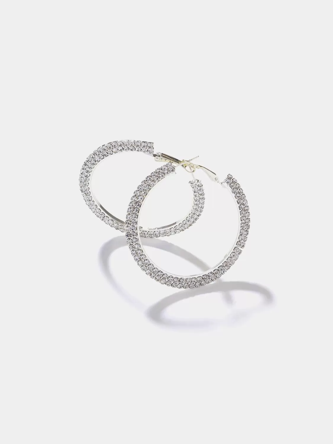 Suzy Shier Jewelry By Le Château*Pavé Hoop Earring