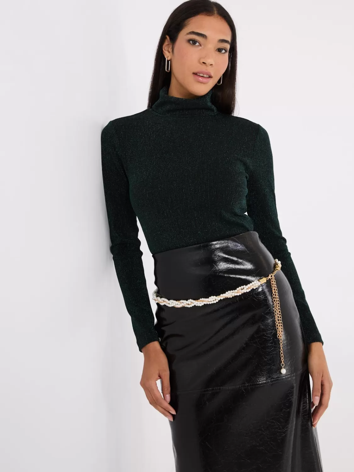 Suzy Shier Belts, Handbags & Shoes*Pearl Belt