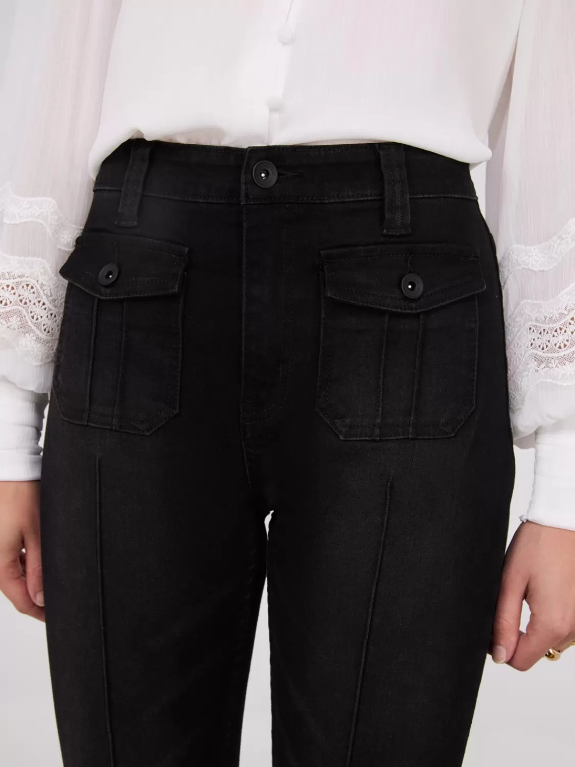 Suzy Shier Jeans | Pants*Pintuck Front Bootcut Jeans