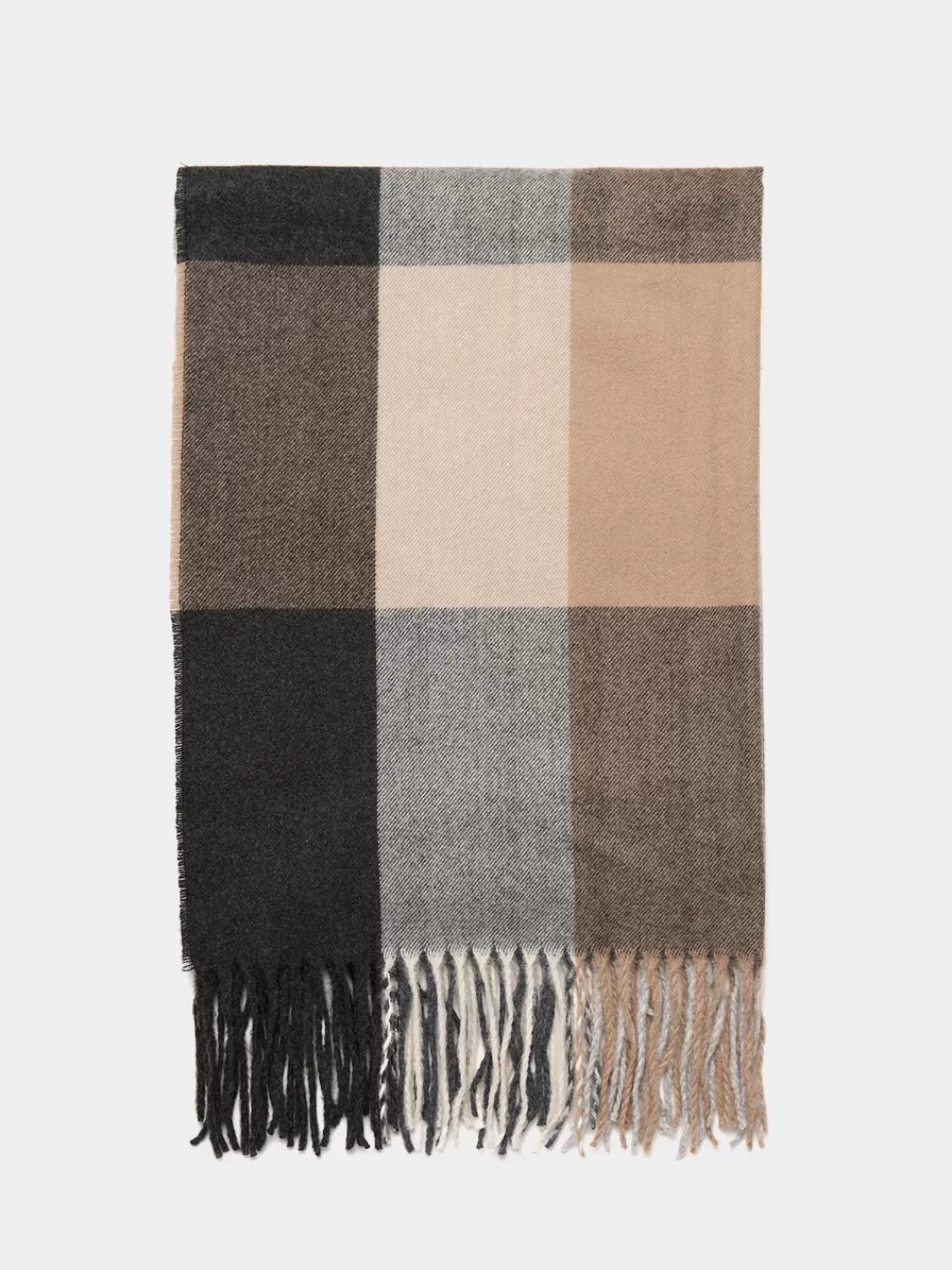 Suzy Shier Hats & Scarves & Gloves*Plaid Print Scarf