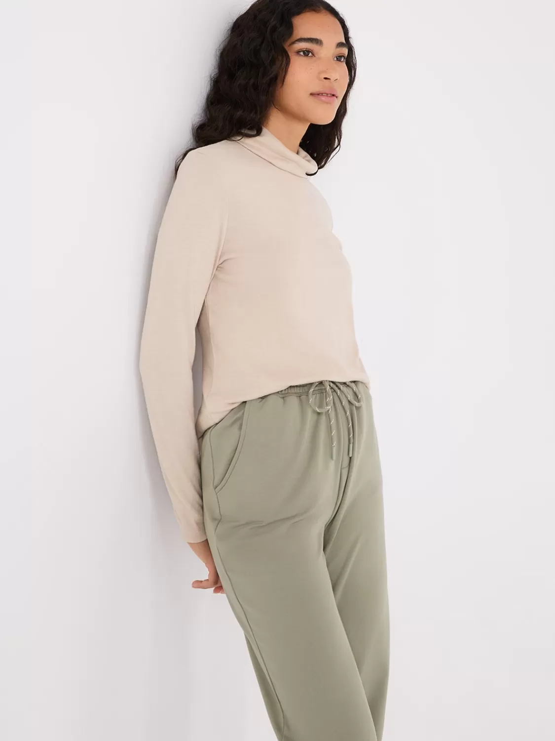 Suzy Shier Lounge & Pjs | Long Sleeve*Polar Fleece Turtleneck Top