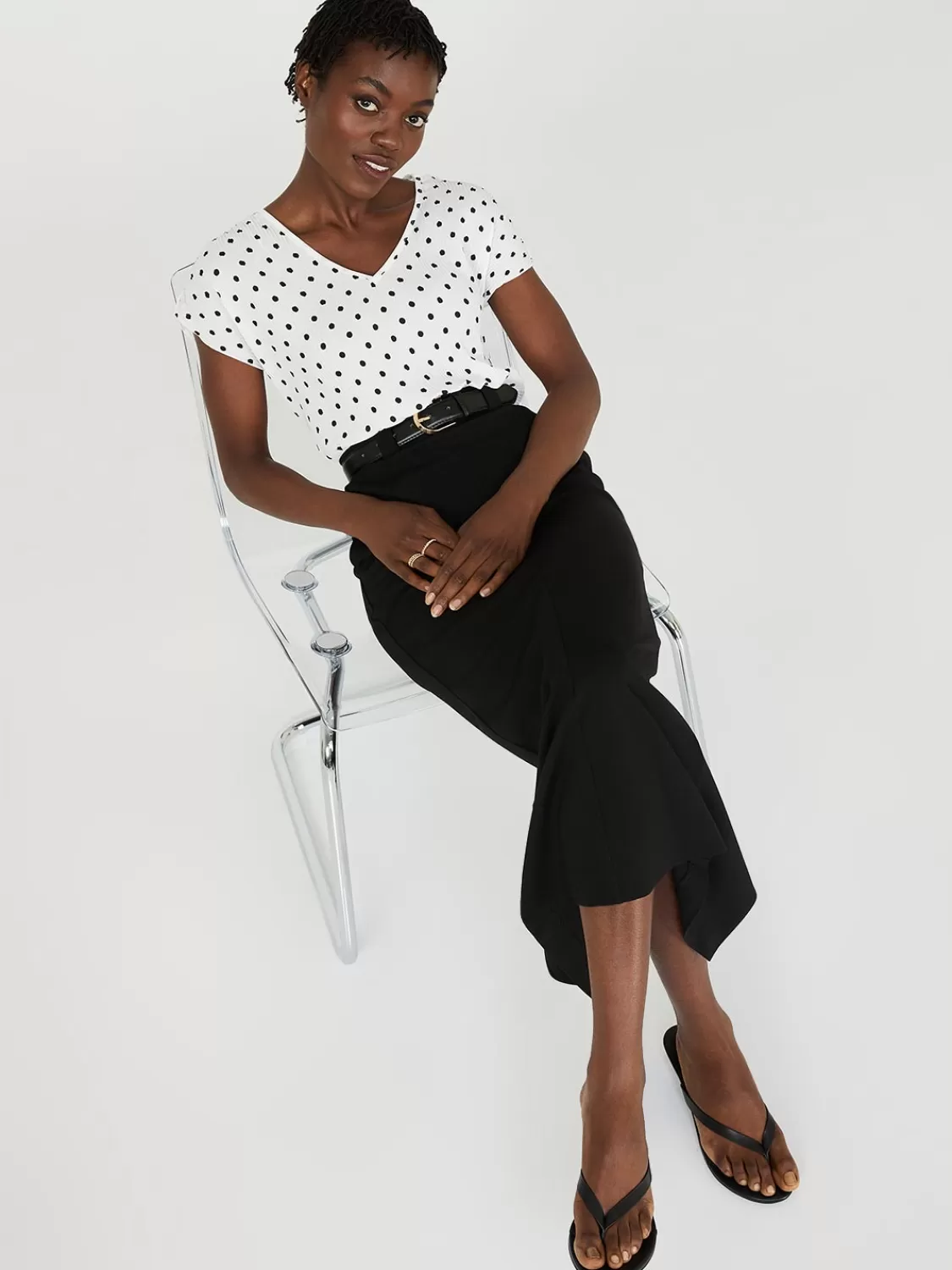 Suzy Shier Bottoms | Skirts*Porkchop Pocket Column Skirt