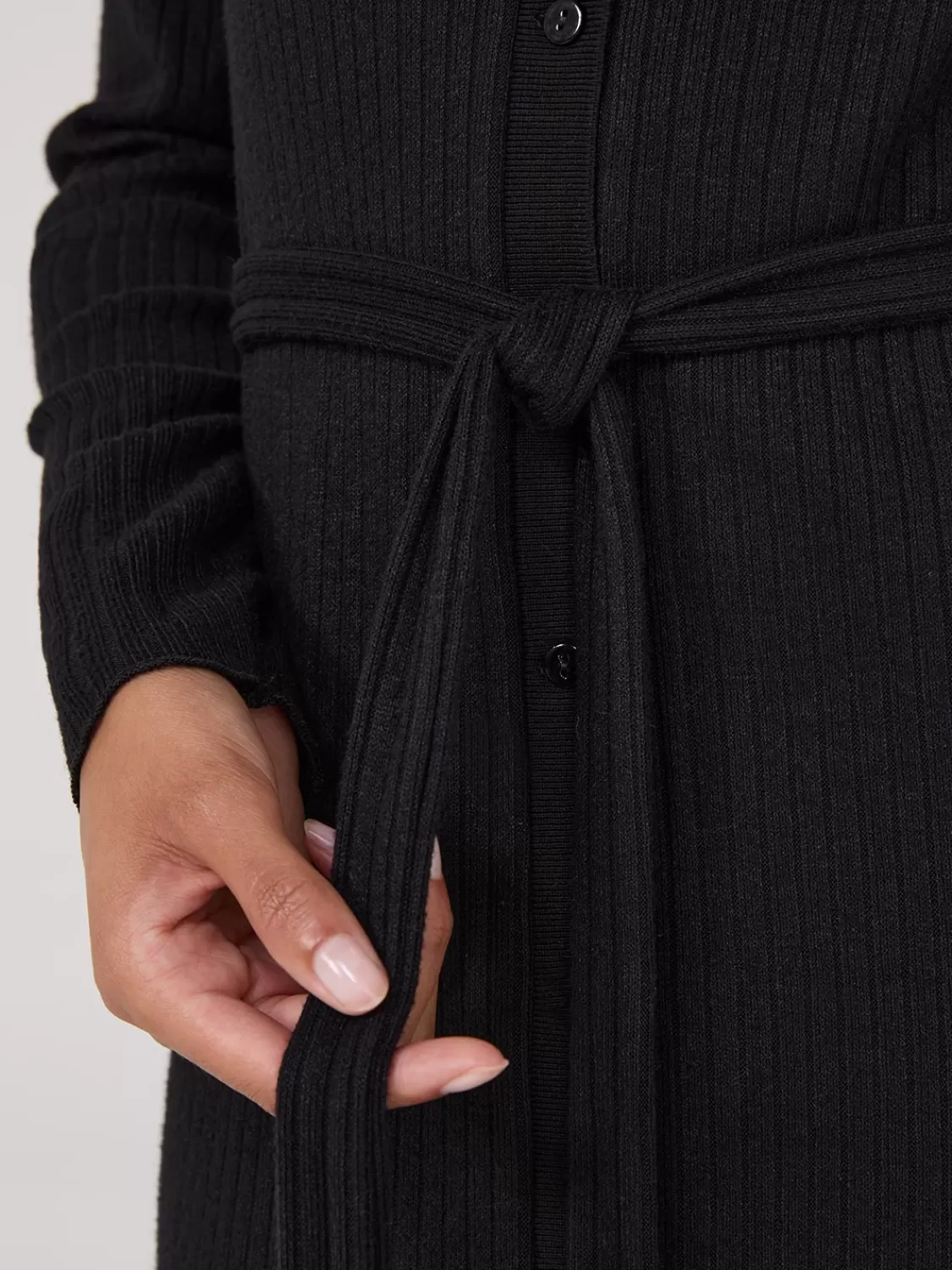 Suzy Shier Casual Dresses | Midi & Maxi*Ribbed Button-Front Midi Dress