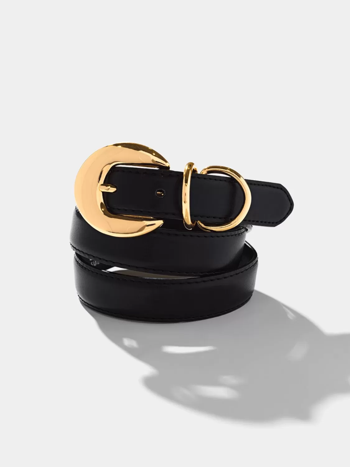 Suzy Shier Belts, Handbags & Shoes*Round Buckle Faux Leather Belt