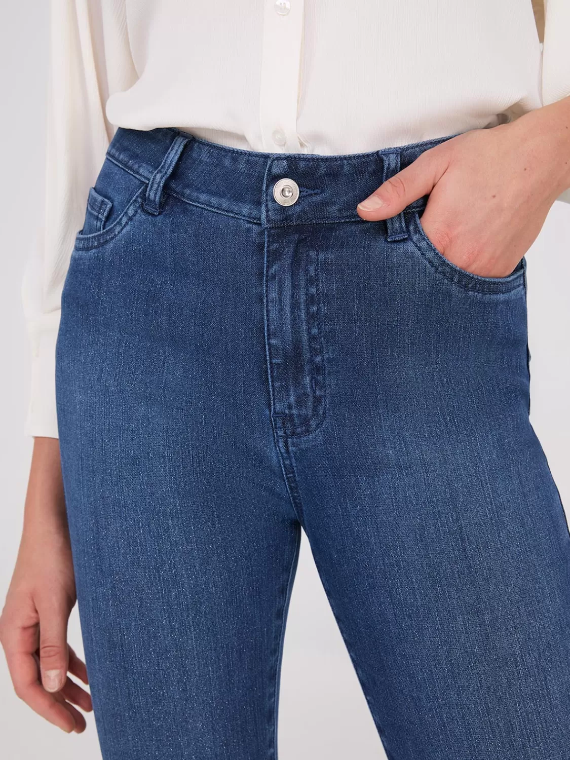 Suzy Shier Jeans | Pants*Shimmer Skinny Leg Jeans
