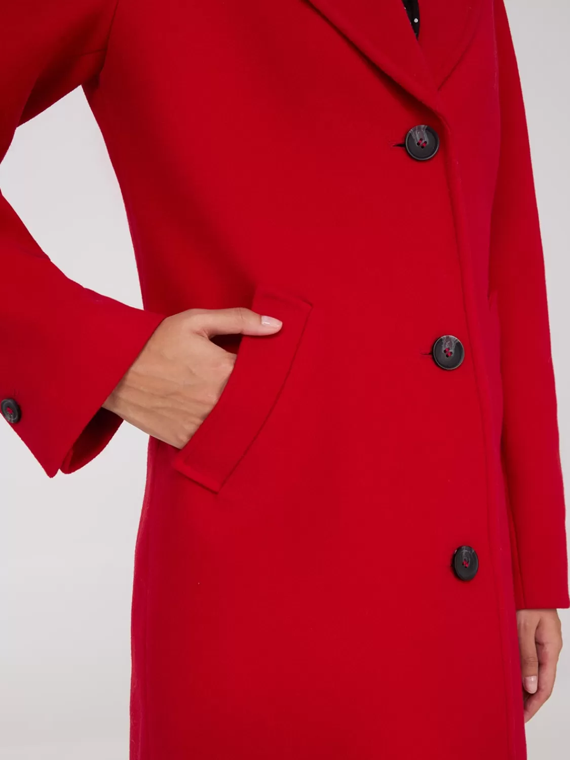 Suzy Shier Coats | Coats*Single-Breasted Maxi Coat