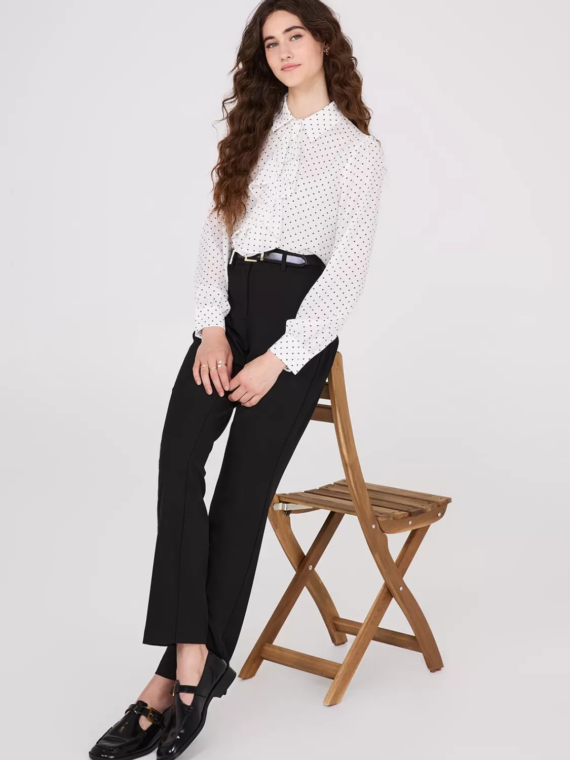 Suzy Shier Bottoms | Pants*Slant Pocket Long Length Pants