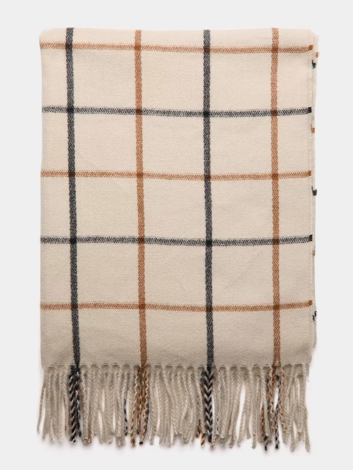 Suzy Shier Hats & Scarves & Gloves*Soft Brushed Check Plaid Scarf