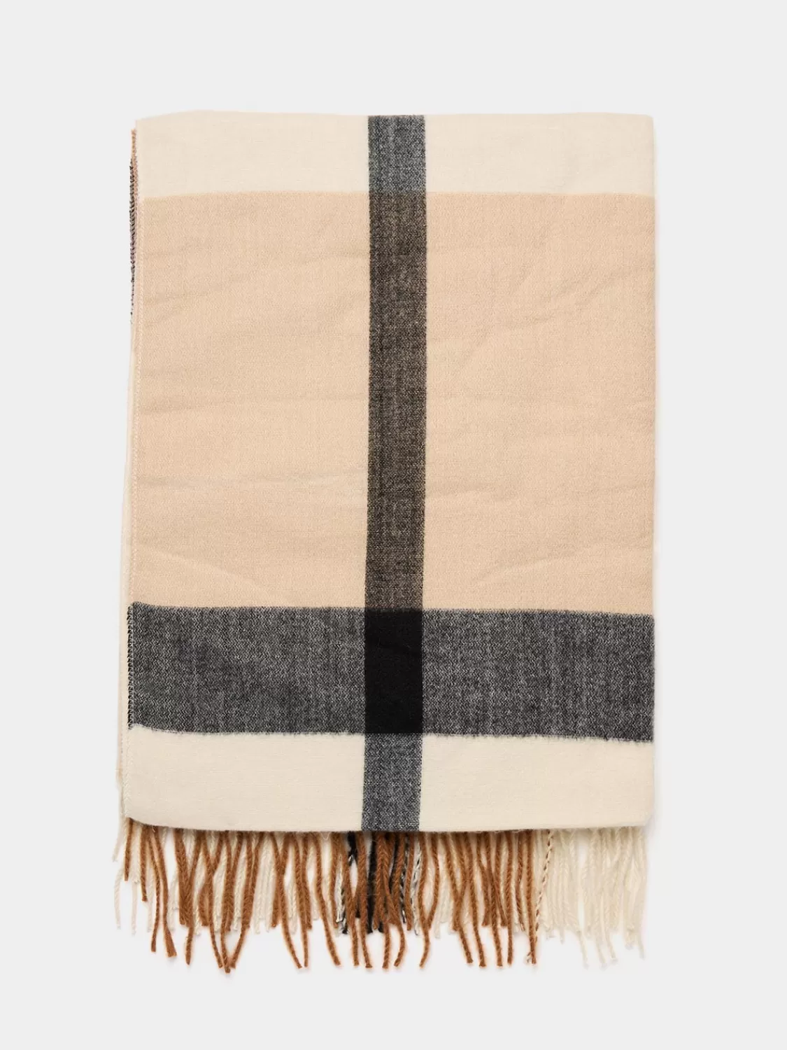 Suzy Shier Hats & Scarves & Gloves*Soft Brushed Degrade Check Scarf