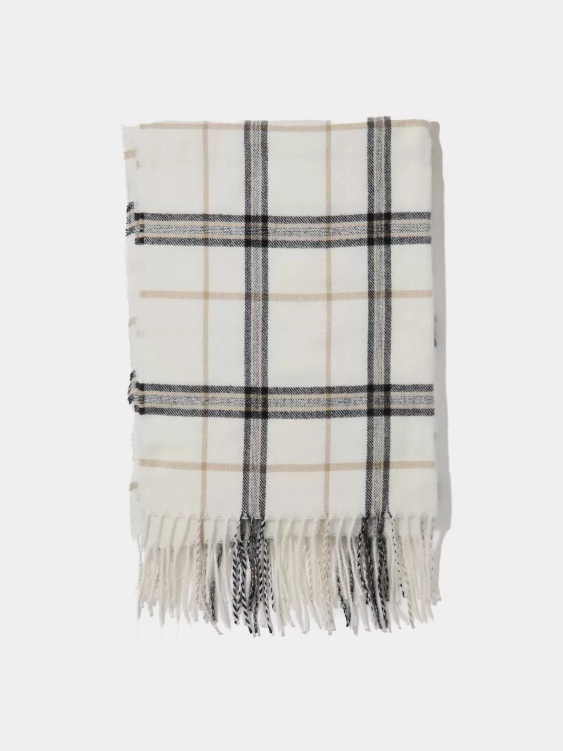 Suzy Shier Hats & Scarves & Gloves*Soft Brushed Plaid Scarf