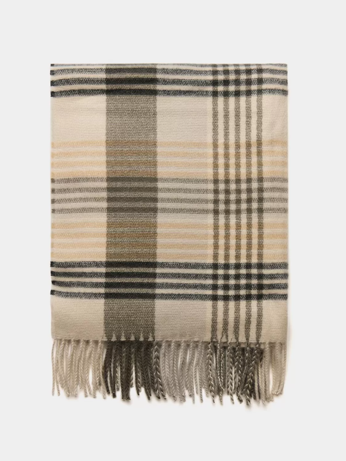 Suzy Shier Hats & Scarves & Gloves*Soft Brushed Tartan Plaid Scarf